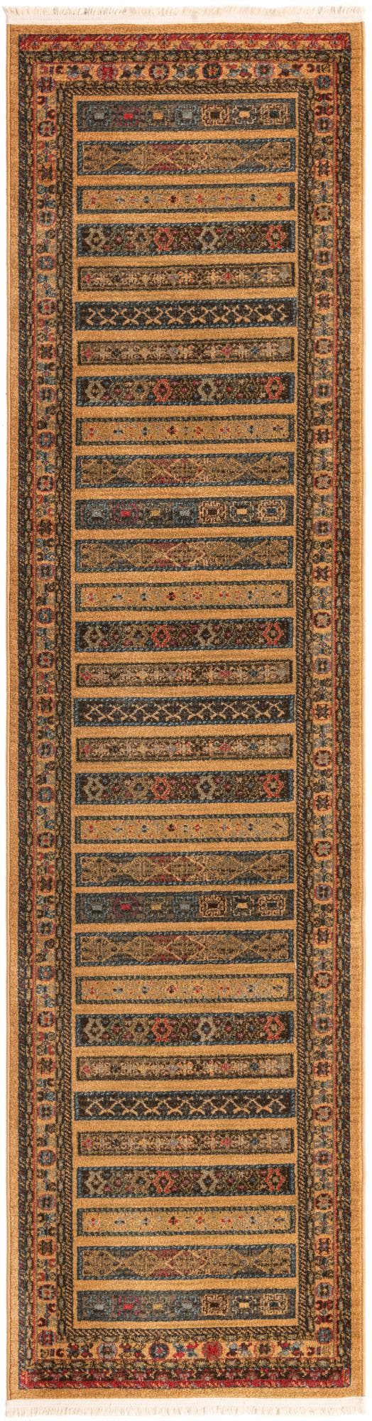 Läufer Teppich Kashkuli Gabbeh in Tan von Hadorn™ - Lifestyle Image