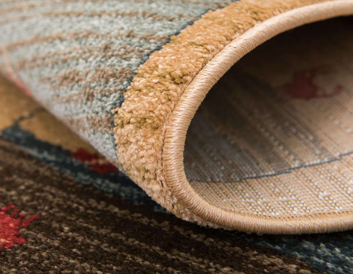Rechteck Teppich Kashkuli Gabbeh in Braun von Hadorn™ - Lifestyle Image