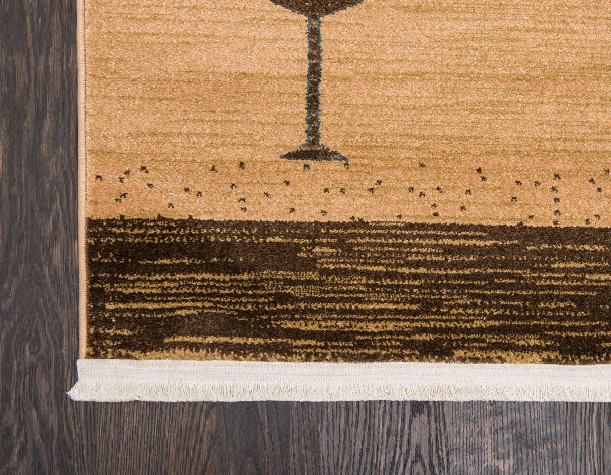 Rechteck Teppich Kashkuli Gabbeh in Braun von Hadorn™ - Lifestyle Image
