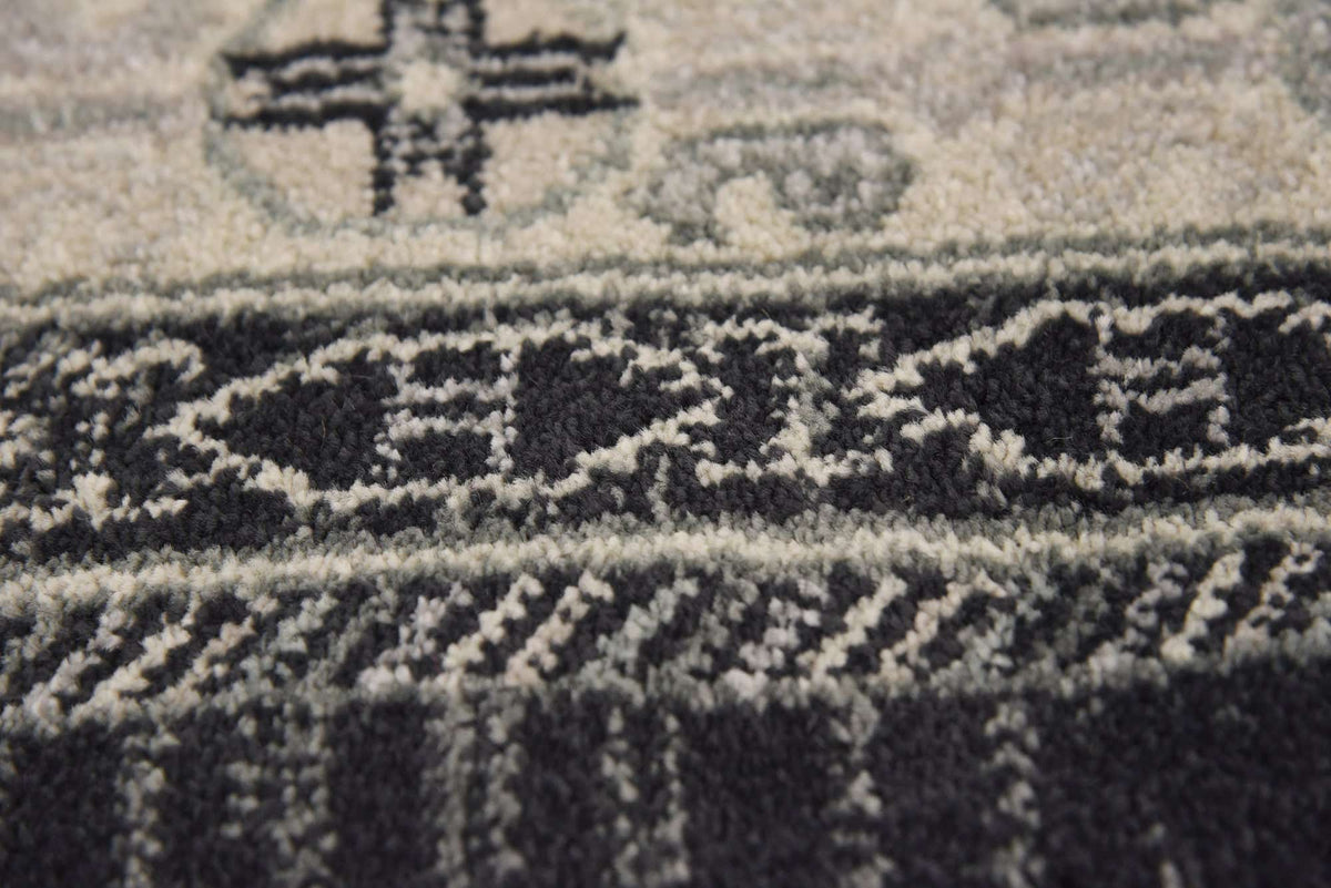 Rechteck Teppich Kashkuli Gabbeh in Dunkelgrau von Hadorn™ - Lifestyle Image