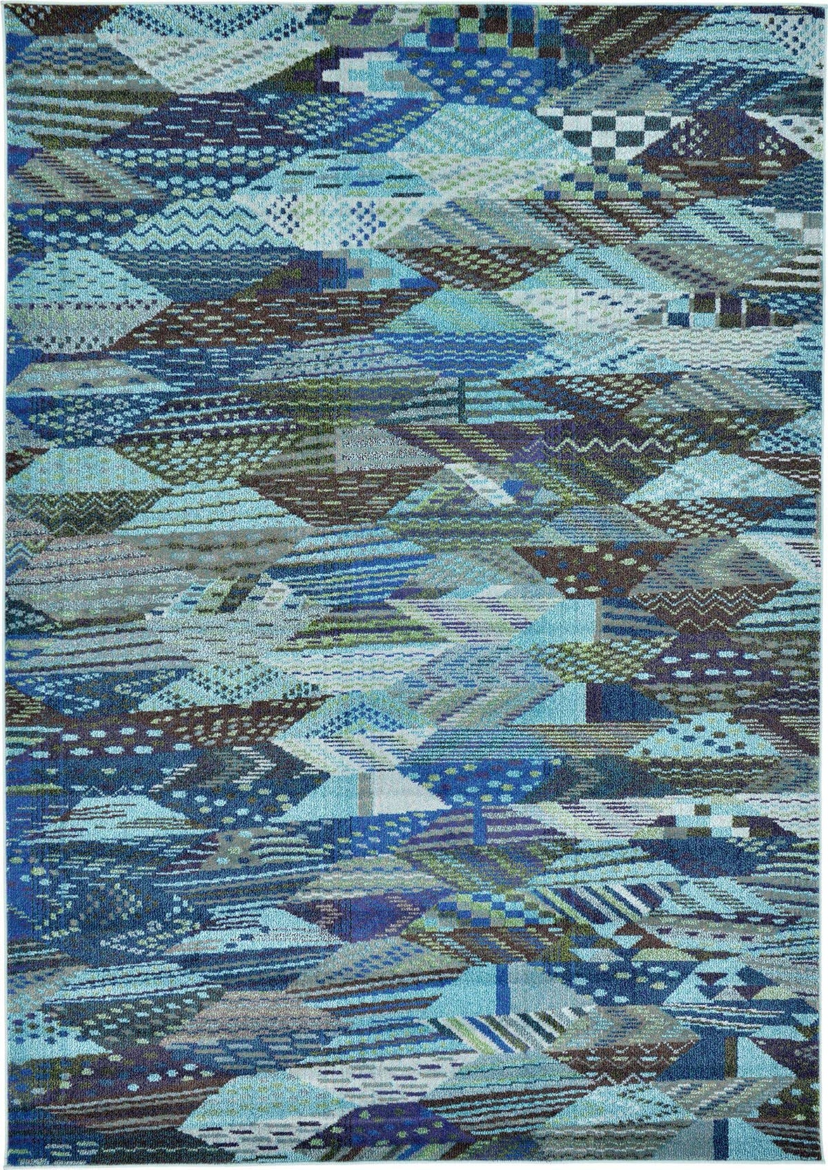 Rechteck Teppich Santa Fe in Blau von Hadorn™ - Lifestyle Image