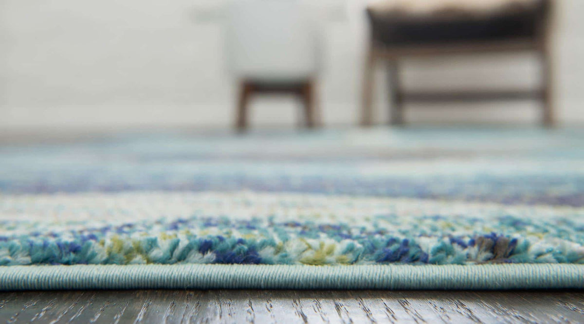Rechteck Teppich Santa Fe in Blau von Hadorn™ - Lifestyle Image