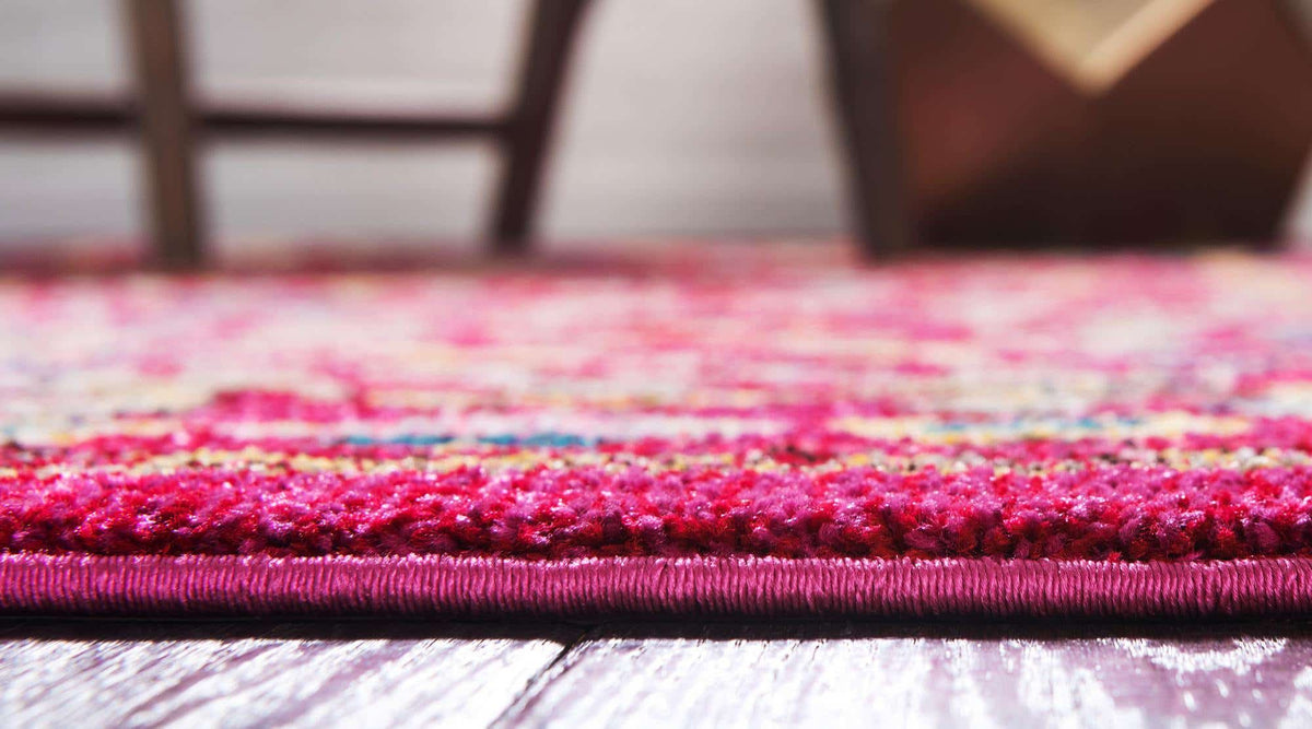 Rund Teppich Palazzo in Rosa von Hadorn™ - Lifestyle Image