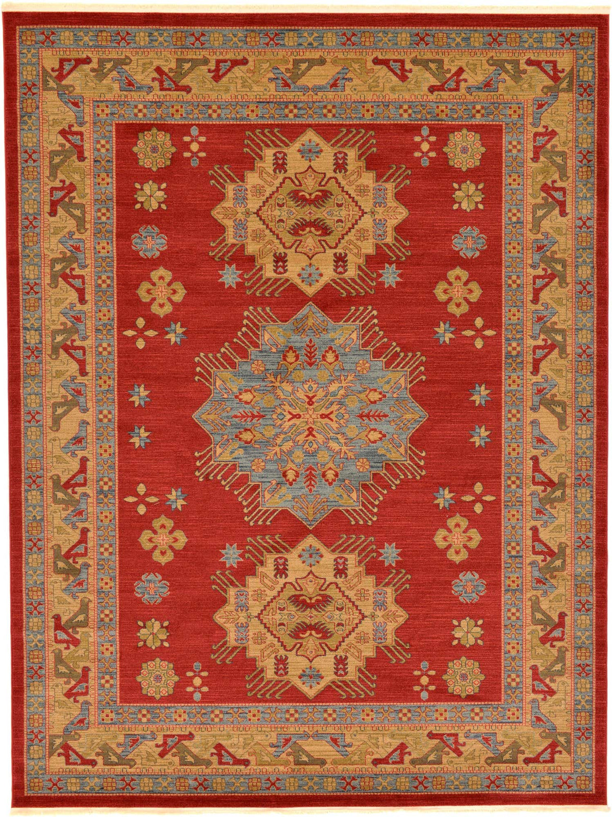 Rechteck Teppich Serapi in Rot von Hadorn™ - Lifestyle Image