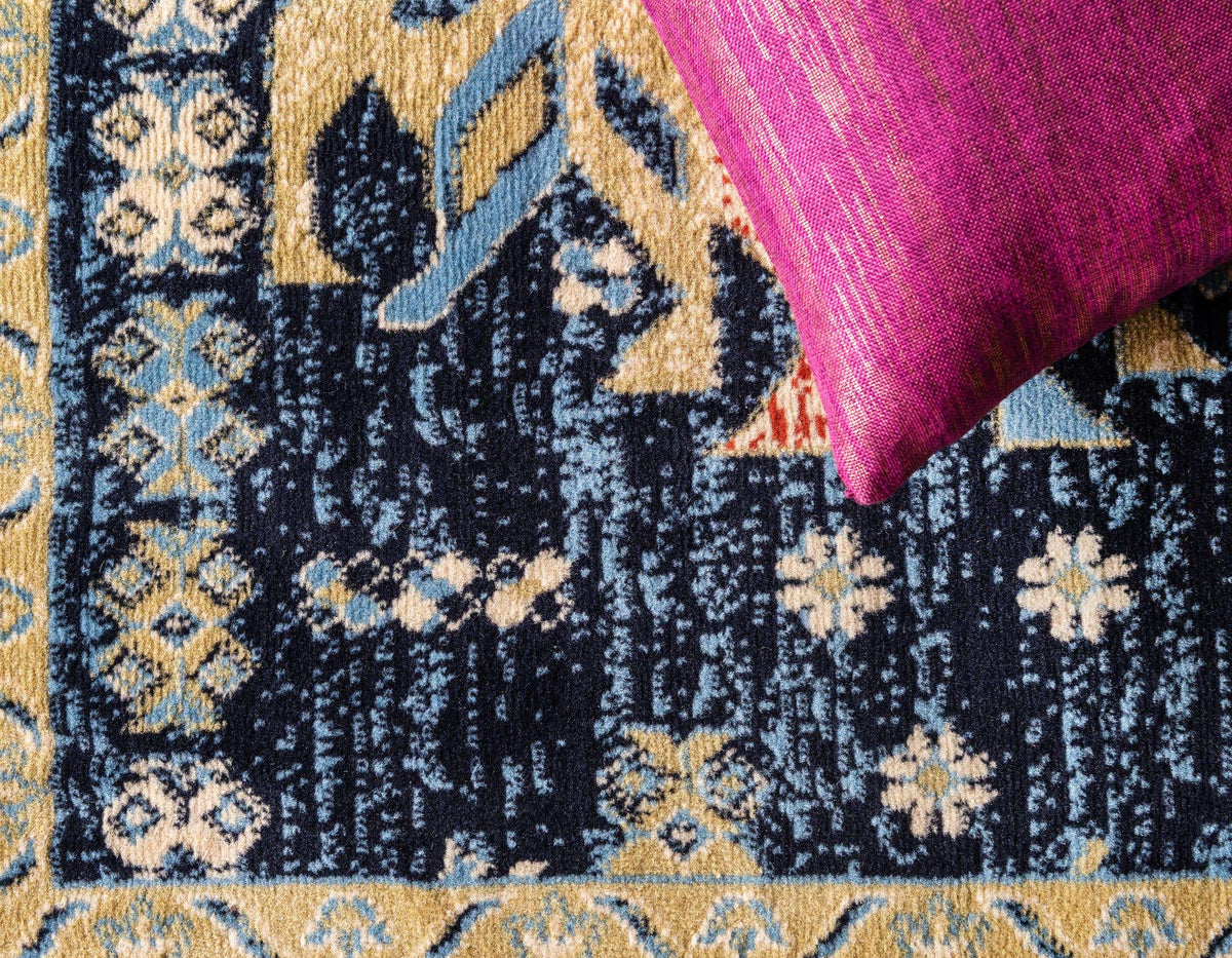Rechteck Teppich Heriz Design in Blau von Hadorn™ - Lifestyle Image