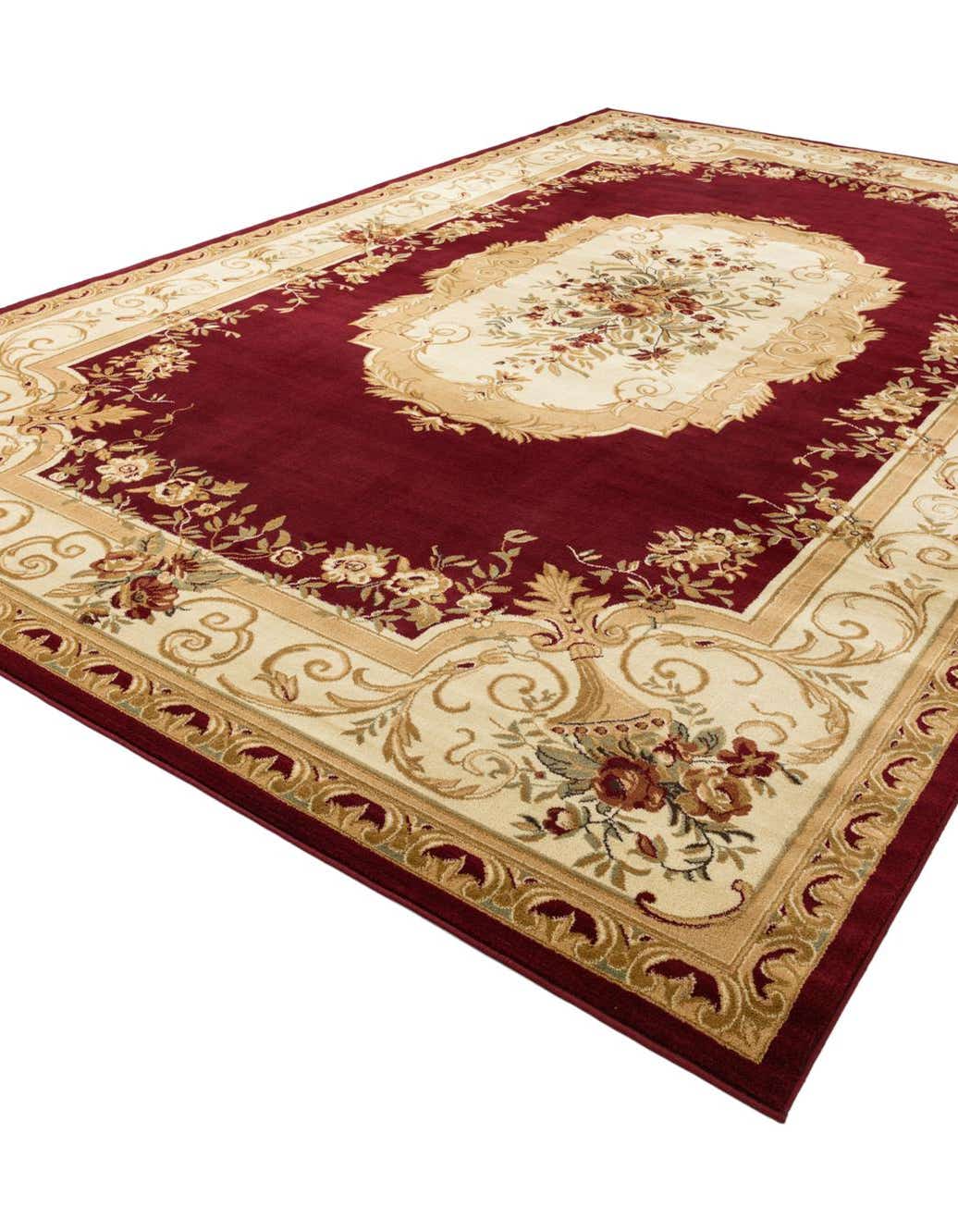 Rechteck Teppich Classic Aubusson in Rot von Hadorn™ - Lifestyle Image