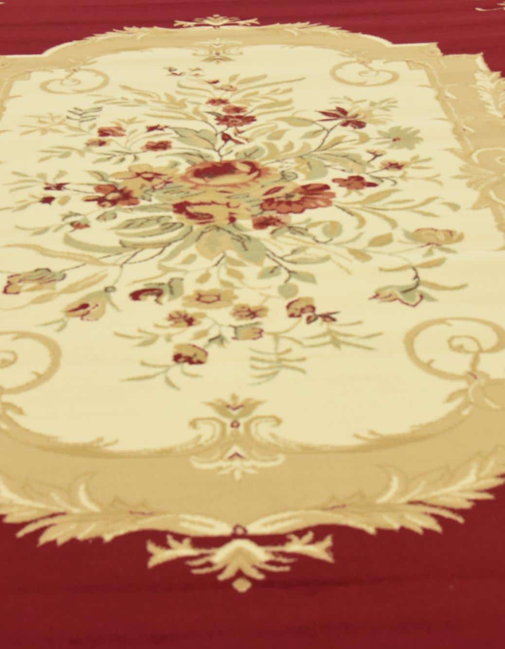 Rechteck Teppich Classic Aubusson in Rot von Hadorn™ - Lifestyle Image