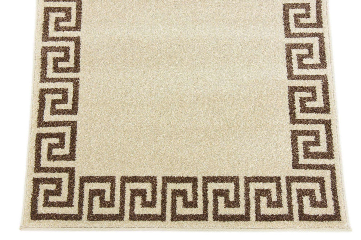 Läufer Teppich Greek Key in Beige von Hadorn™ - Lifestyle Image