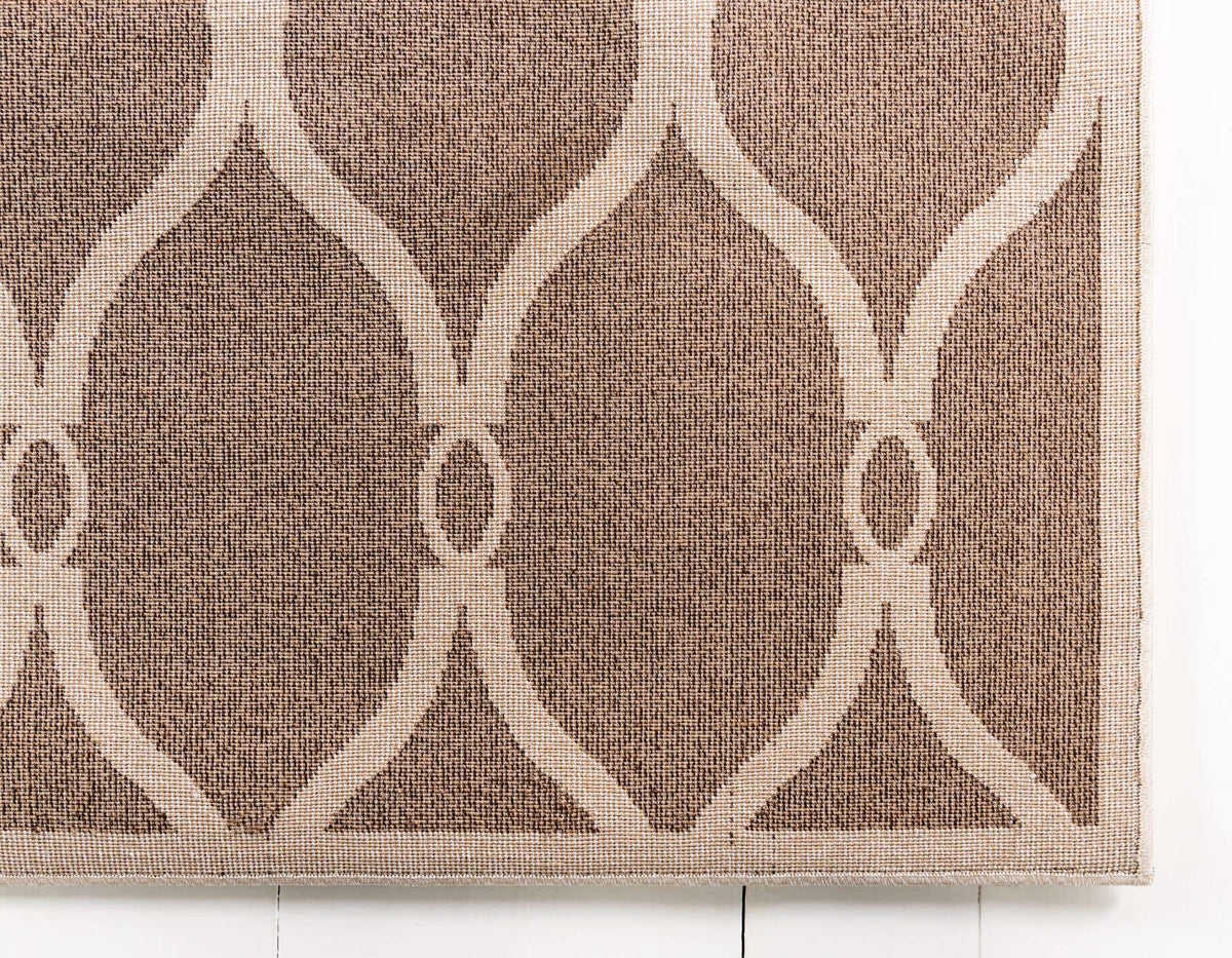 Rechteck Teppich Trellis in Braun von Hadorn™ - Lifestyle Image