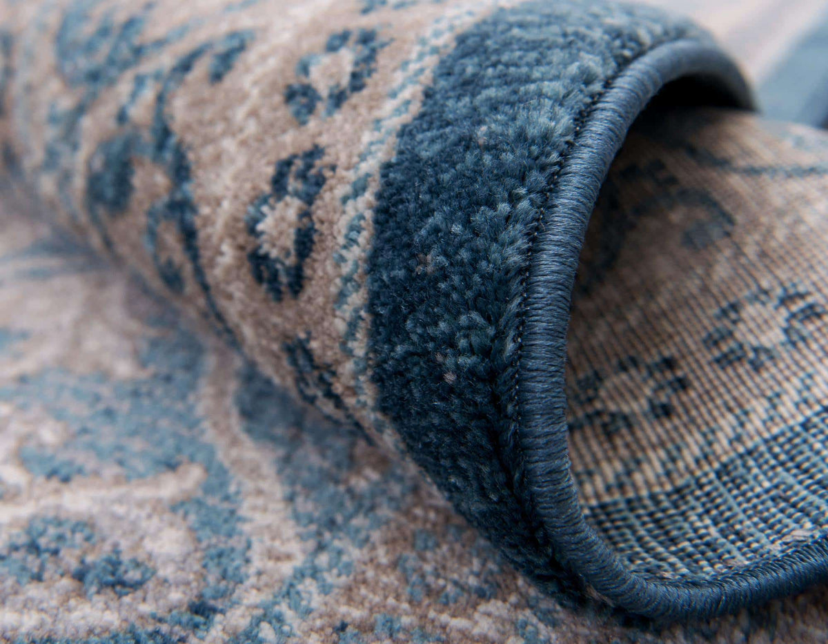 Rechteck Teppich Vienna in Hellblau von Hadorn™ - Lifestyle Image