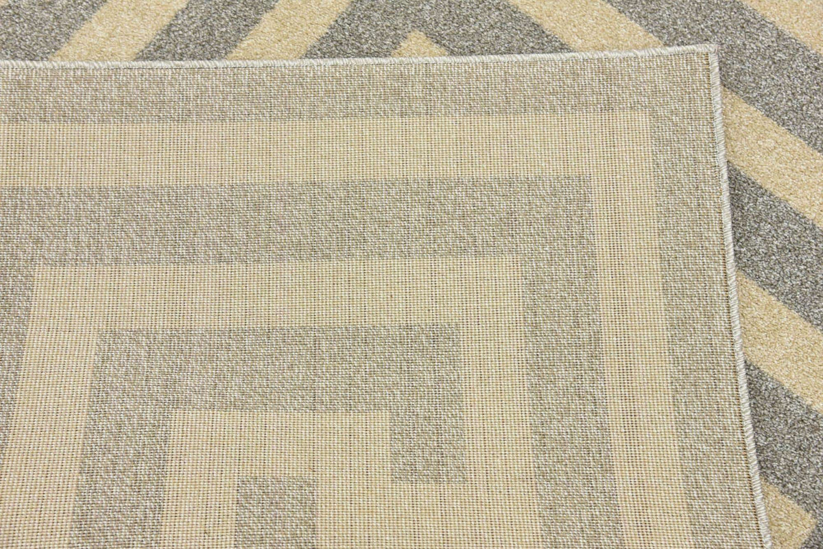 Rechteck Teppich Greek Key in Grau von Hadorn™ - Lifestyle Image