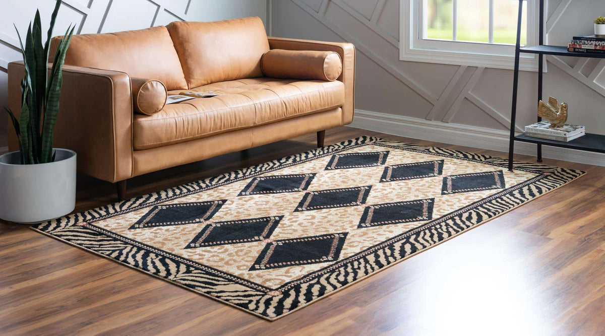 Rechteck Teppich Safari in Hellbraun von Hadorn™ - Lifestyle Image