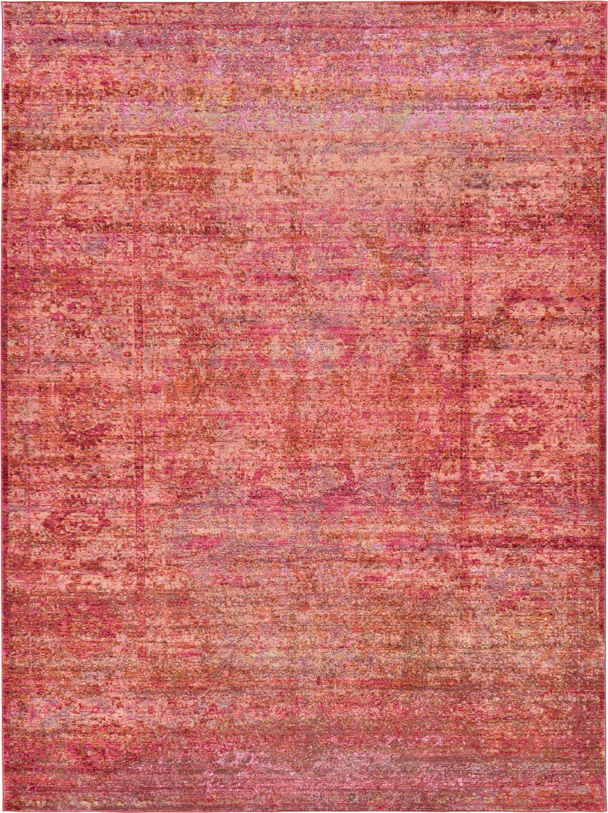 Rechteck Teppich Aqua in Rot von Hadorn™ - Lifestyle Image