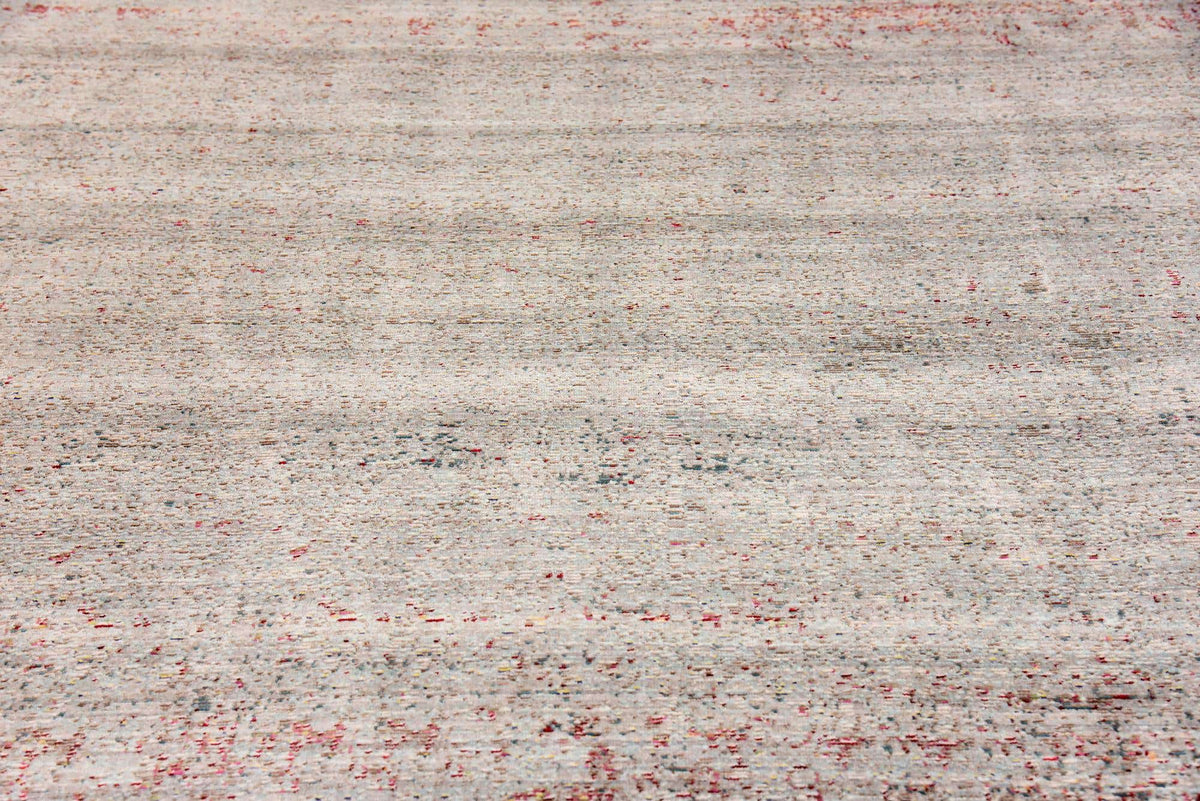 Quadratisch Teppich Aqua in Grau von Hadorn™ - Lifestyle Image
