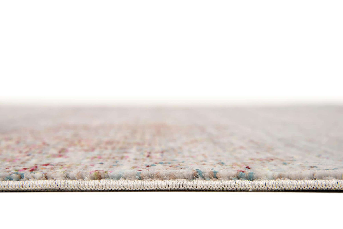 Quadratisch Teppich Aqua in Grau von Hadorn™ - Lifestyle Image