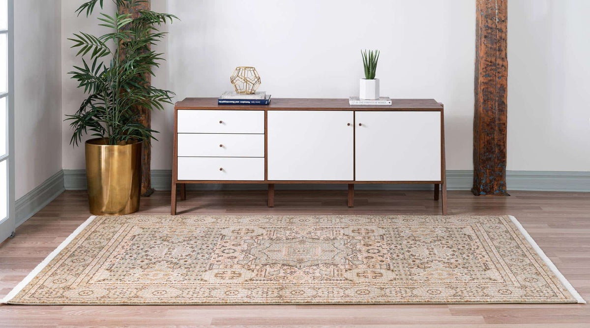 Rechteck Teppich Mamluk in Hellgrün von Hadorn™ - Lifestyle Image