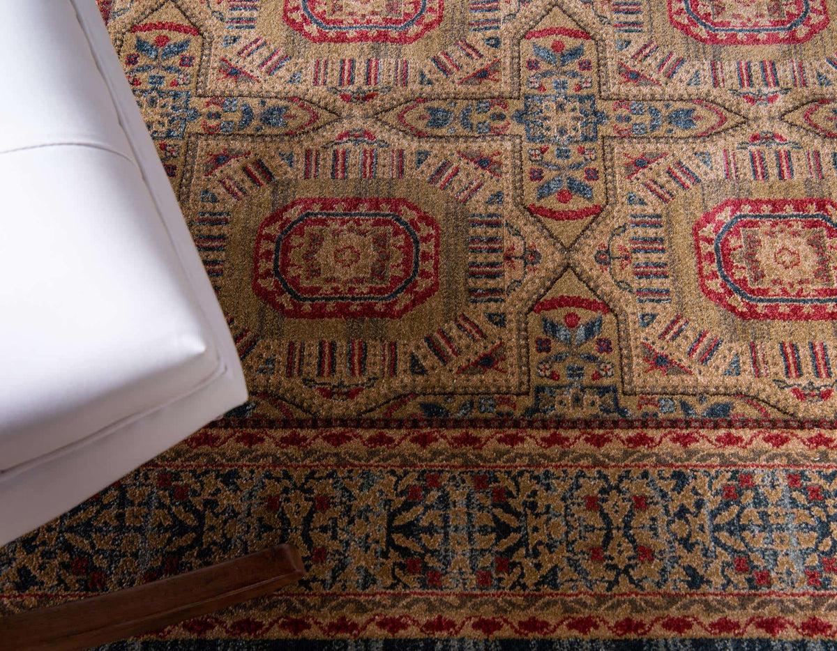 Rechteck Teppich Mamluk in Blau von Hadorn™ - Lifestyle Image