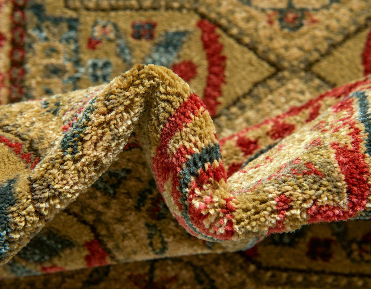 Läufer Teppich Mamlouk Design in Blau von Hadorn™ - Lifestyle Image