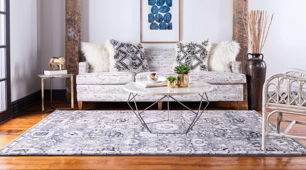 Rechteck Teppich Heritage in Grau von Hadorn™ - Lifestyle Image