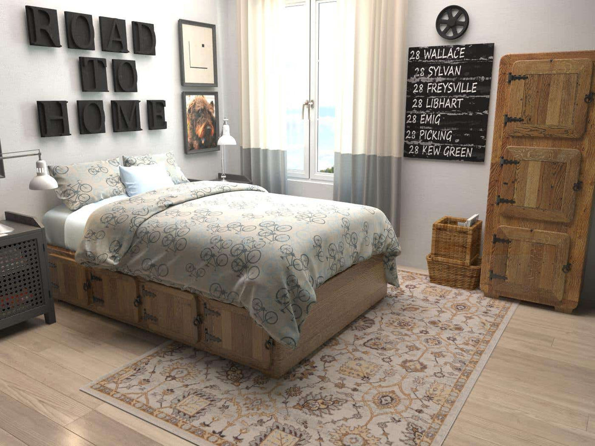 Rechteck Teppich Heritage in Beige von Hadorn™ - Lifestyle Image