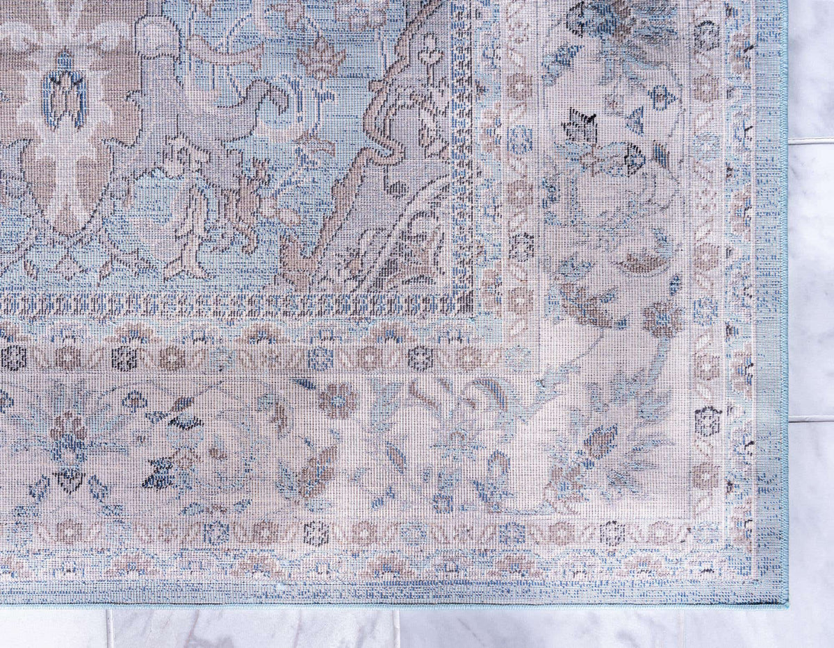 Rechteck Teppich Heritage in Hellblau von Hadorn™ - Lifestyle Image