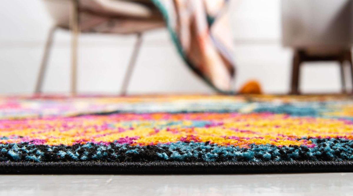 Rechteck Teppich Florence in Schwarz von Hadorn™ - Lifestyle Image