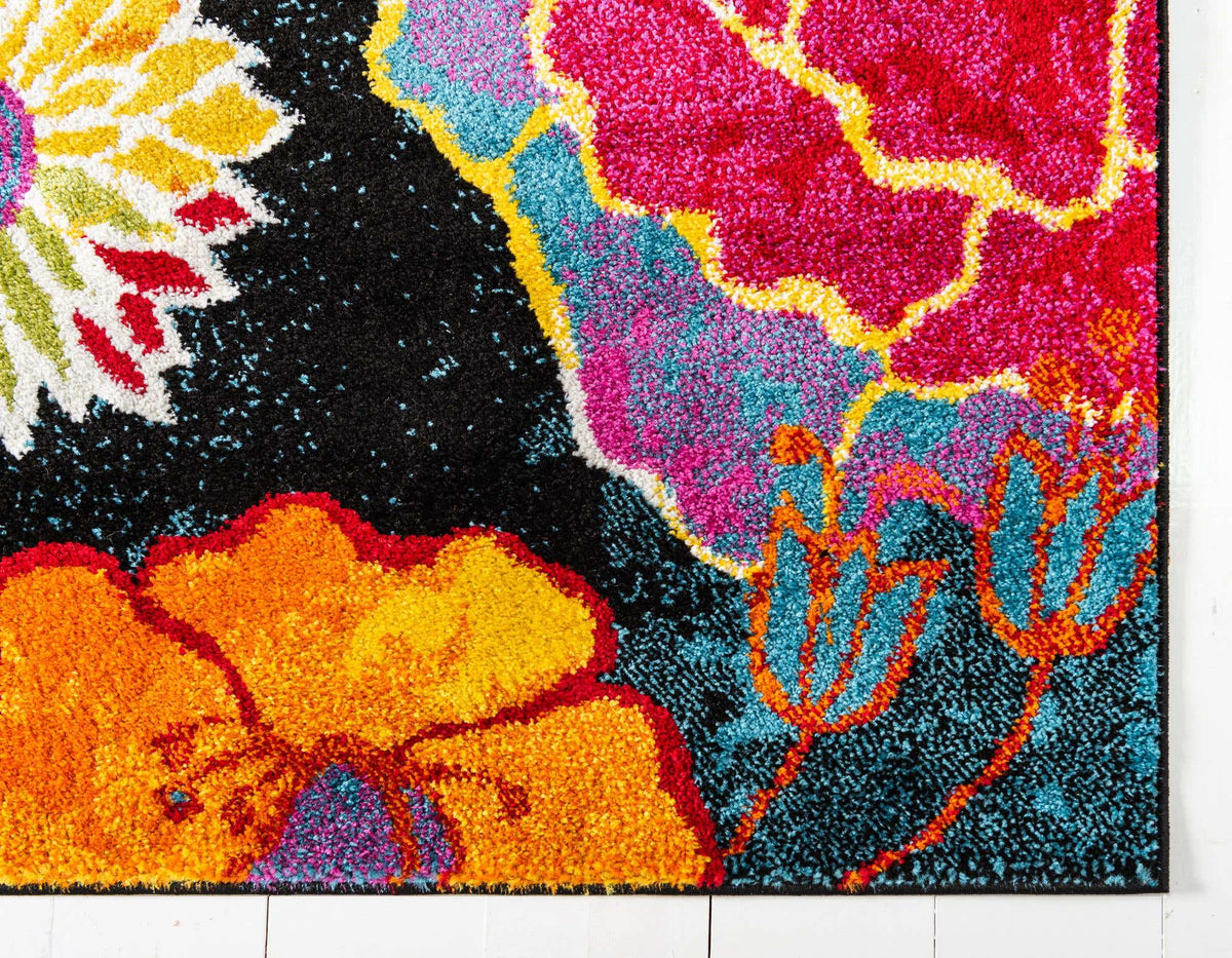 Rechteck Teppich Florence in Schwarz von Hadorn™ - Lifestyle Image