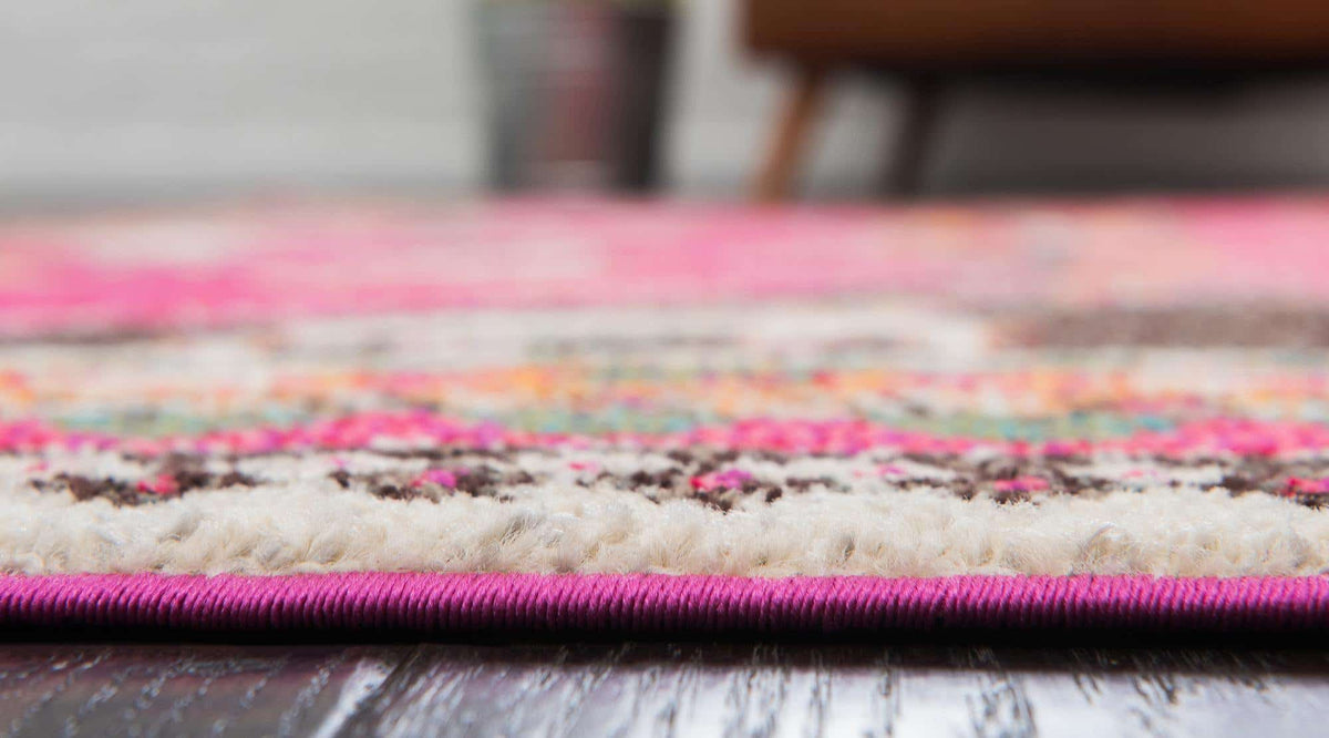 Rechteck Teppich Santa Fe in Rosa von Hadorn™ - Lifestyle Image