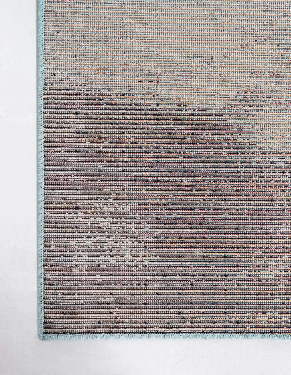 Quadratisch Teppich Barcelona in Blau von Hadorn™ - Lifestyle Image