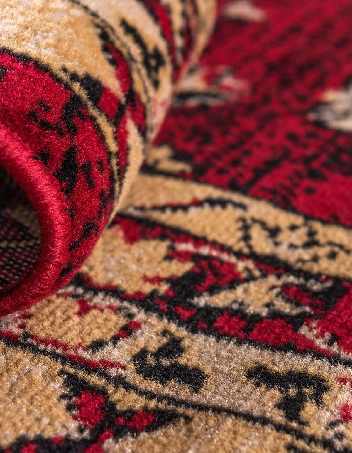 Rechteck Teppich Heriz Design in Rot von Hadorn™ - Lifestyle Image