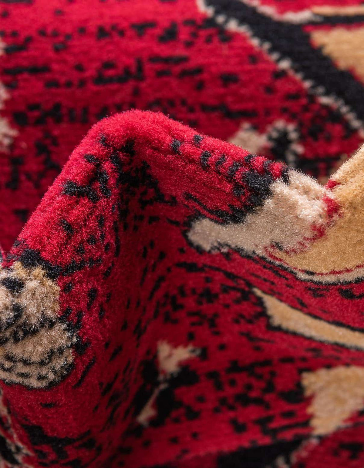 Rechteck Teppich Heriz Design in Rot von Hadorn™ - Lifestyle Image