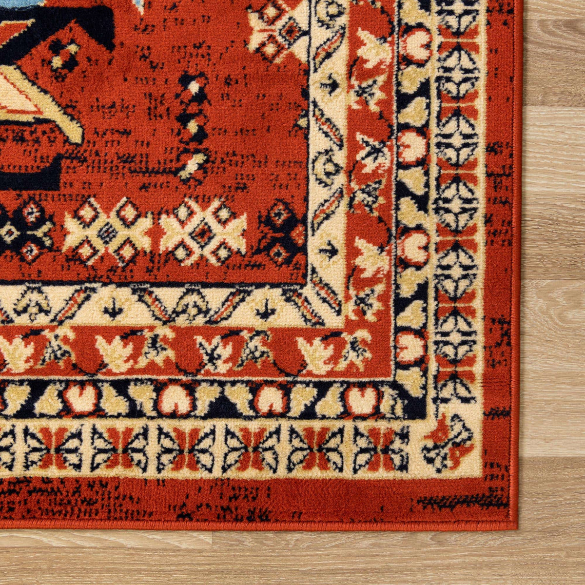 Läufer Teppich Heriz Design in Rot von Hadorn™ - Lifestyle Image