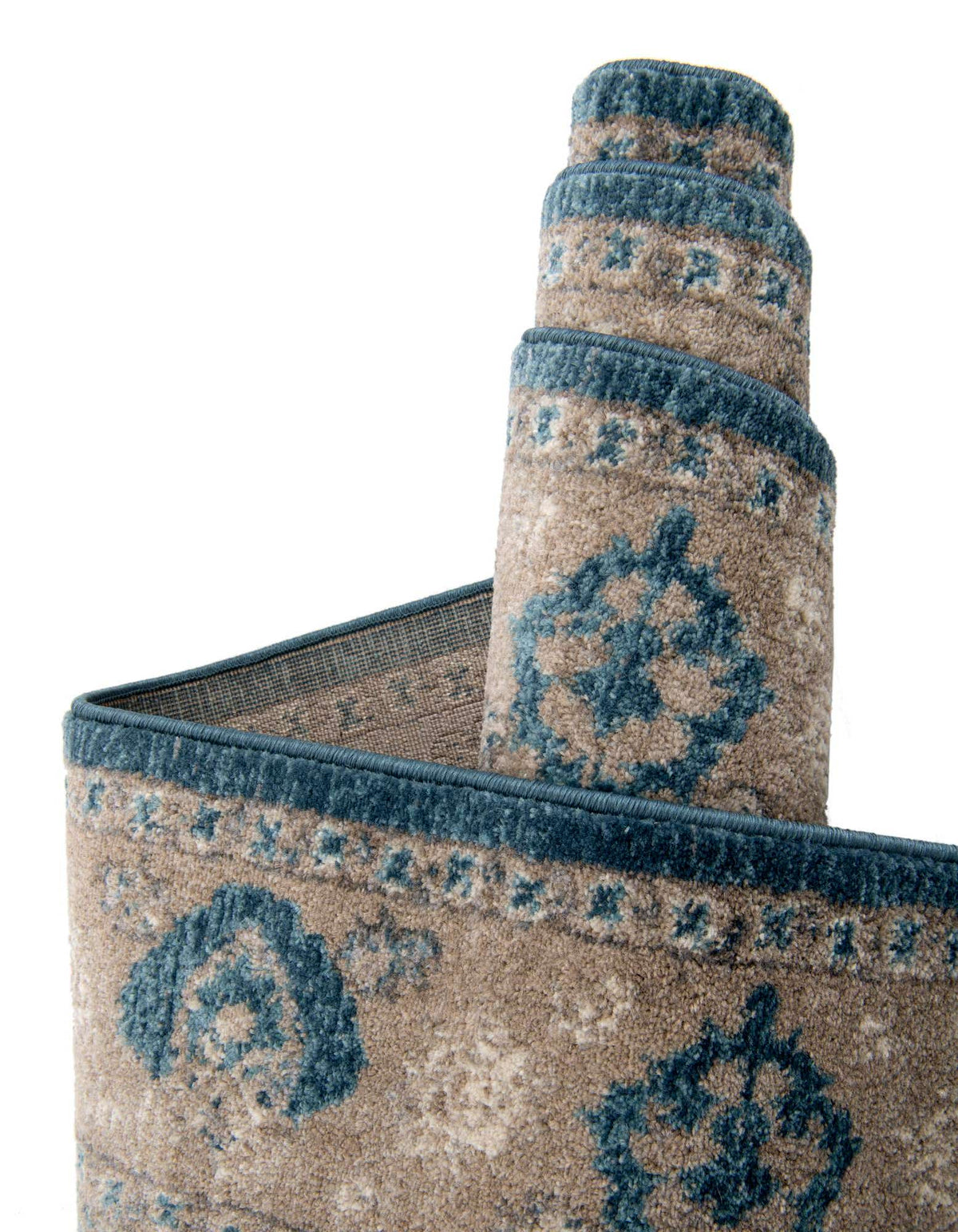 Rechteck Teppich Vienna in Hellblau von Hadorn™ - Lifestyle Image