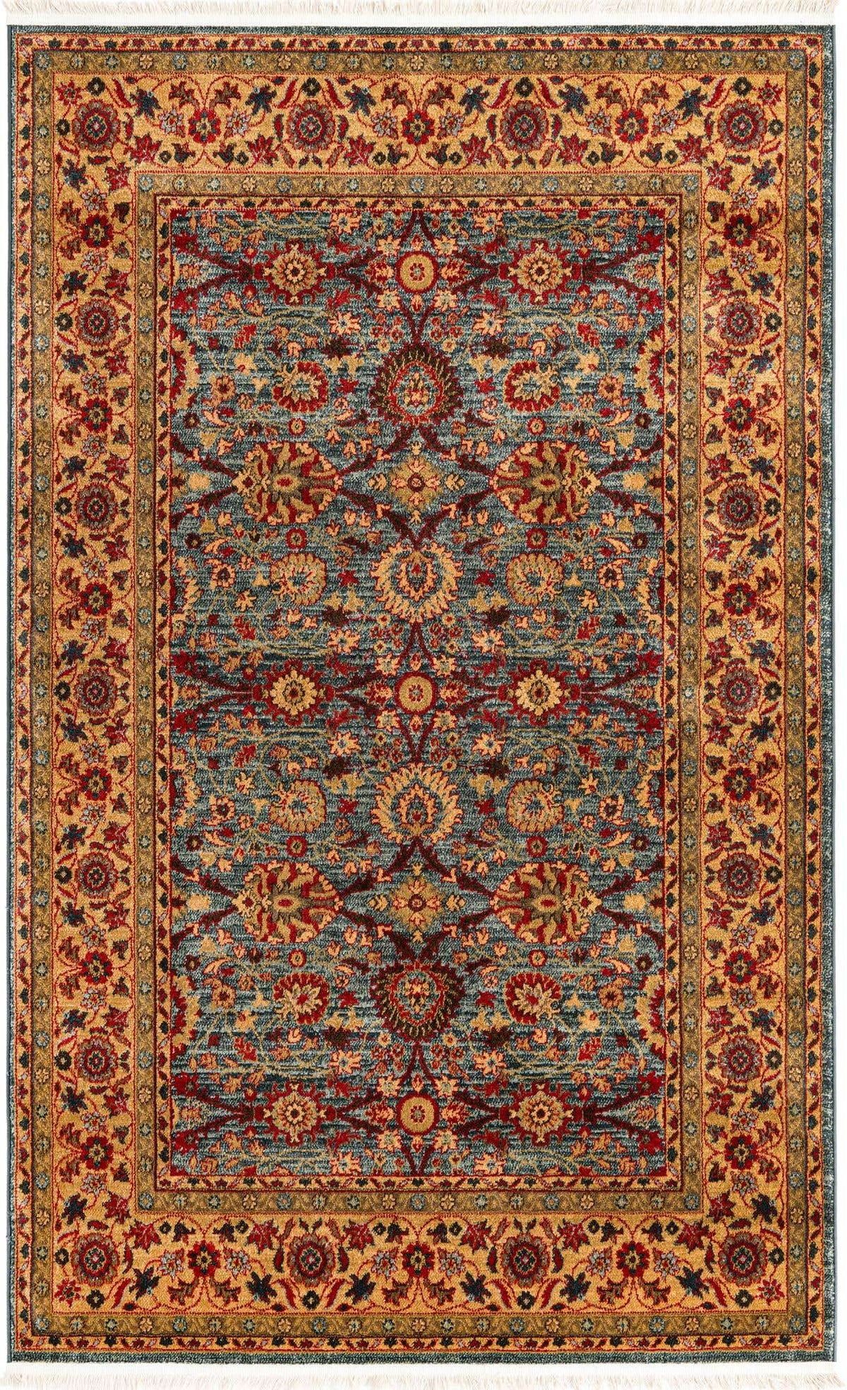 Rechteck Teppich Kensington in Blau von Hadorn™ - Lifestyle Image