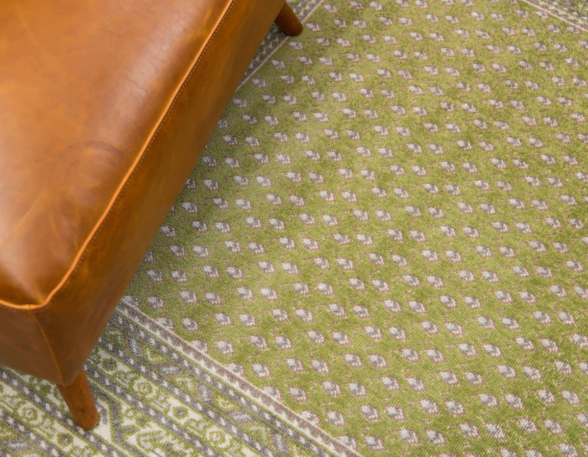 Rechteck Teppich Tribeca in Grün von Hadorn™ - Lifestyle Image