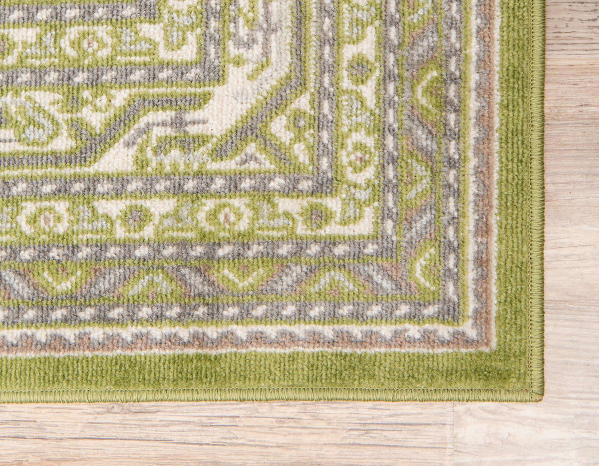 Rechteck Teppich Tribeca in Grün von Hadorn™ - Lifestyle Image