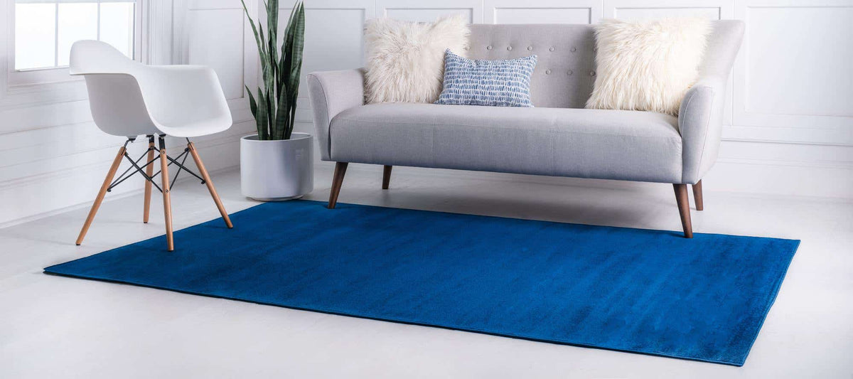 Rechteck Teppich Tribeca in Blau von Hadorn™ - Lifestyle Image