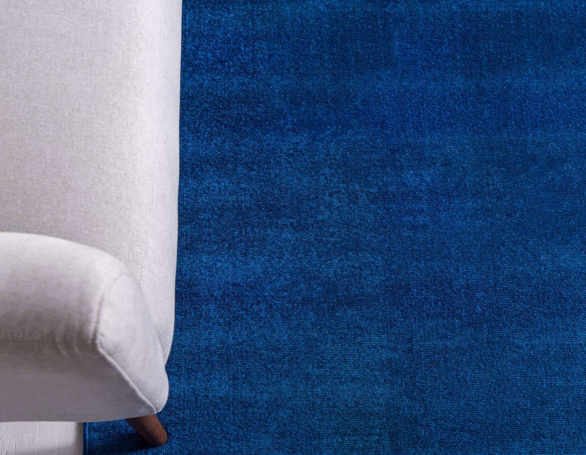 Rechteck Teppich Tribeca in Blau von Hadorn™ - Lifestyle Image