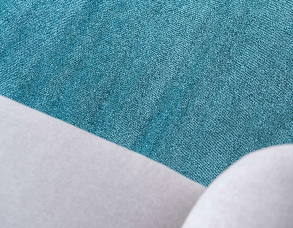 Rechteck Teppich Tribeca in Türkis von Hadorn™ - Lifestyle Image