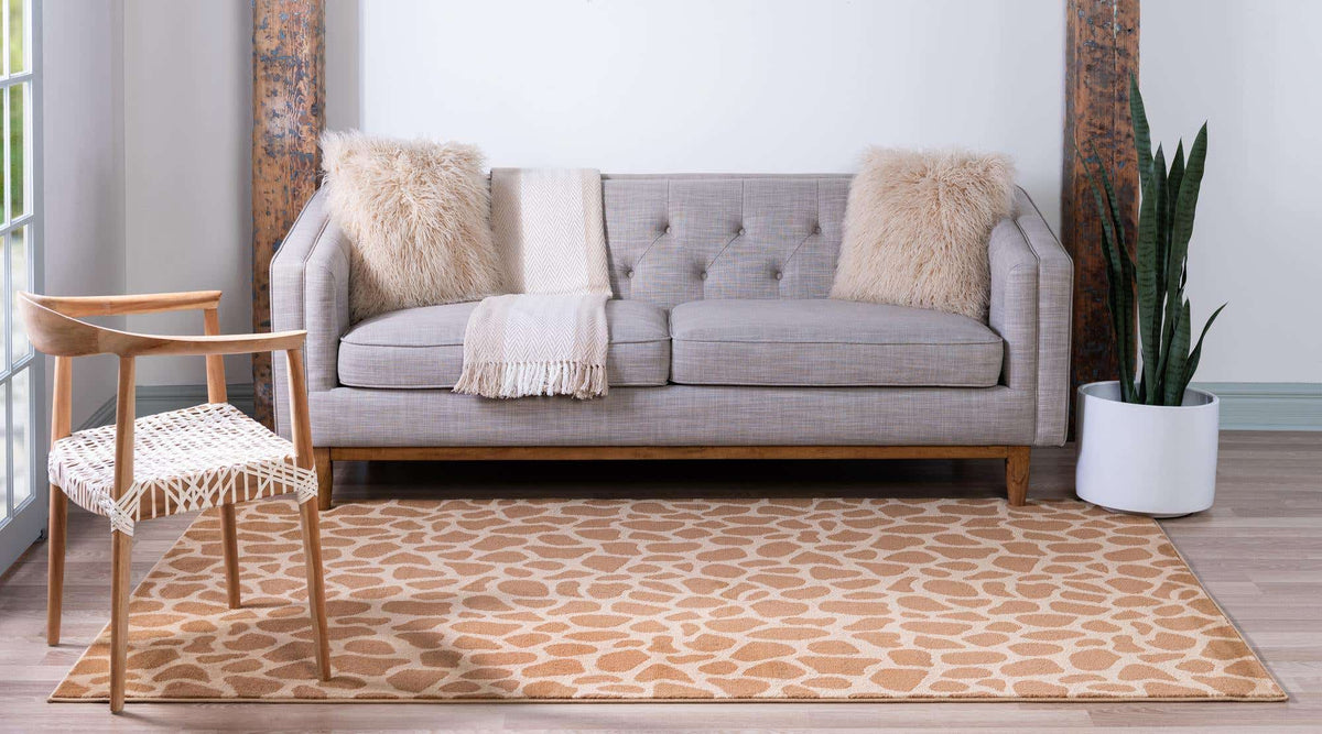 Rechteck Teppich Safari in Gelb von Hadorn™ - Lifestyle Image