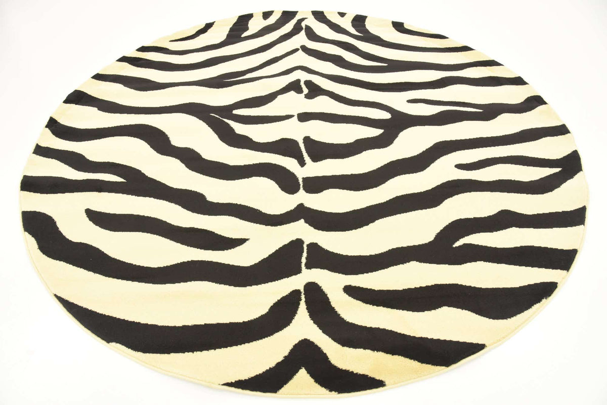 Rund Teppich Safari in Creme von Hadorn™ - Lifestyle Image