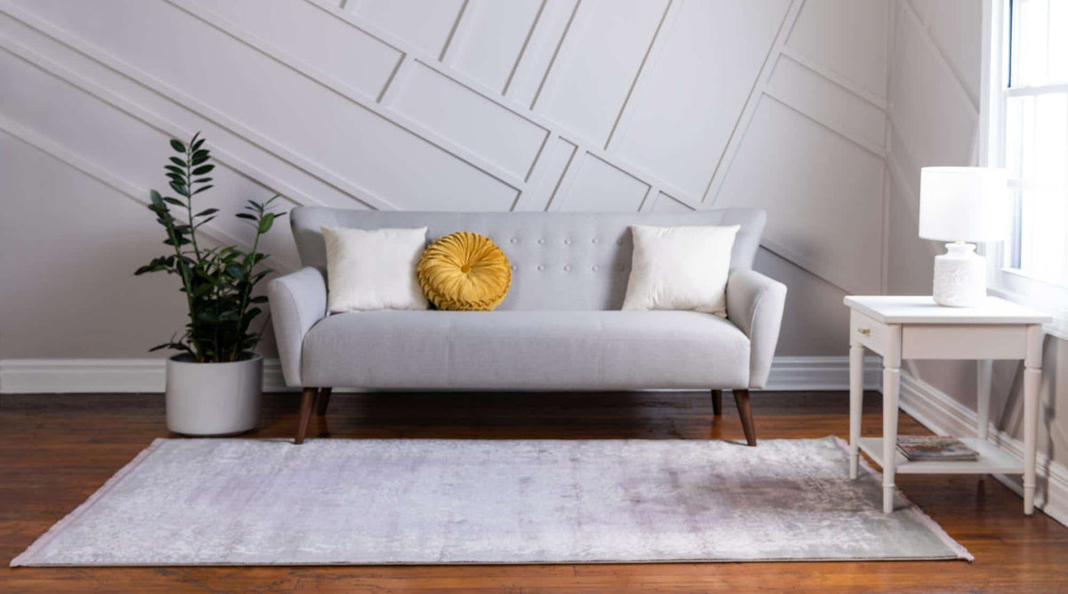 Rechteck Teppich New Vintage in Lila von Hadorn™ - Lifestyle Image
