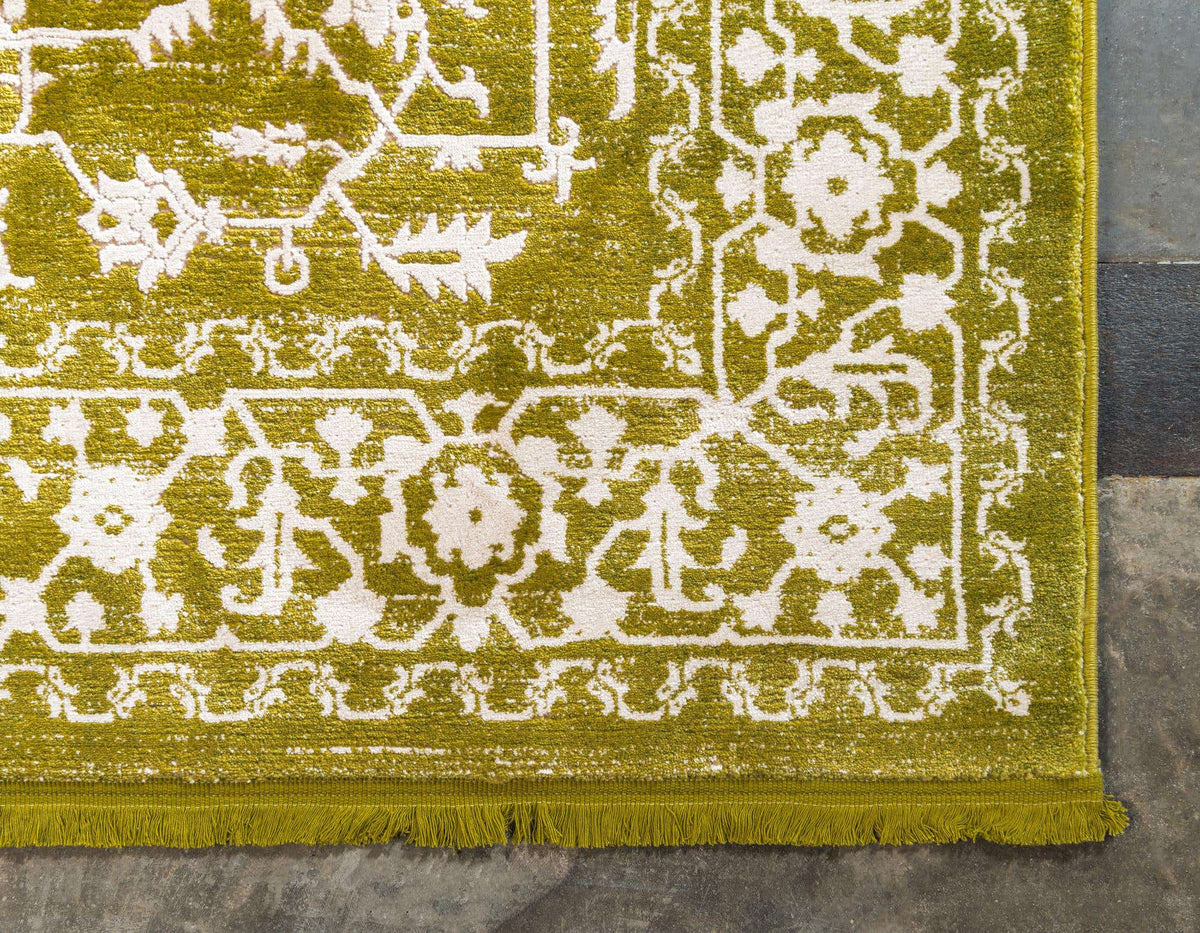 Rechteck Teppich New Vintage in Hellgrün von Hadorn™ - Lifestyle Image