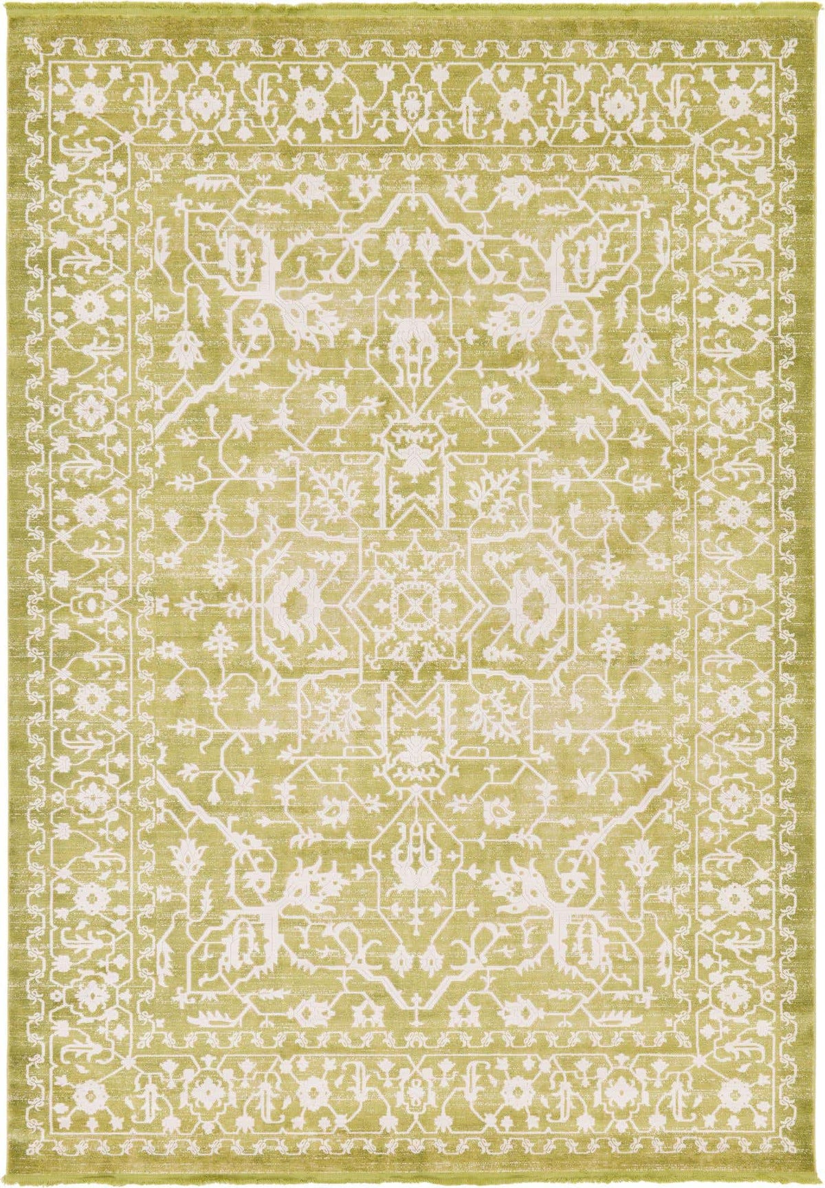 Rechteck Teppich New Vintage in Hellgrün von Hadorn™ - Lifestyle Image