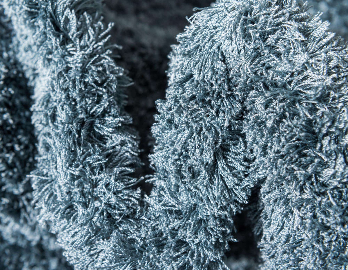 Läufer Hochflorteppich Studio Solid Shag in Schieferblau von Hadorn™ - Lifestyle Image