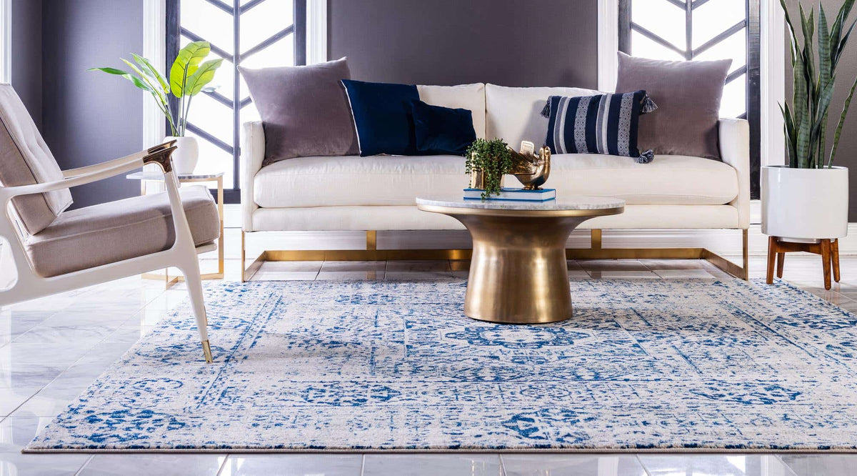 Quadratisch Teppich Heritage in Beige von Hadorn™ - Lifestyle Image
