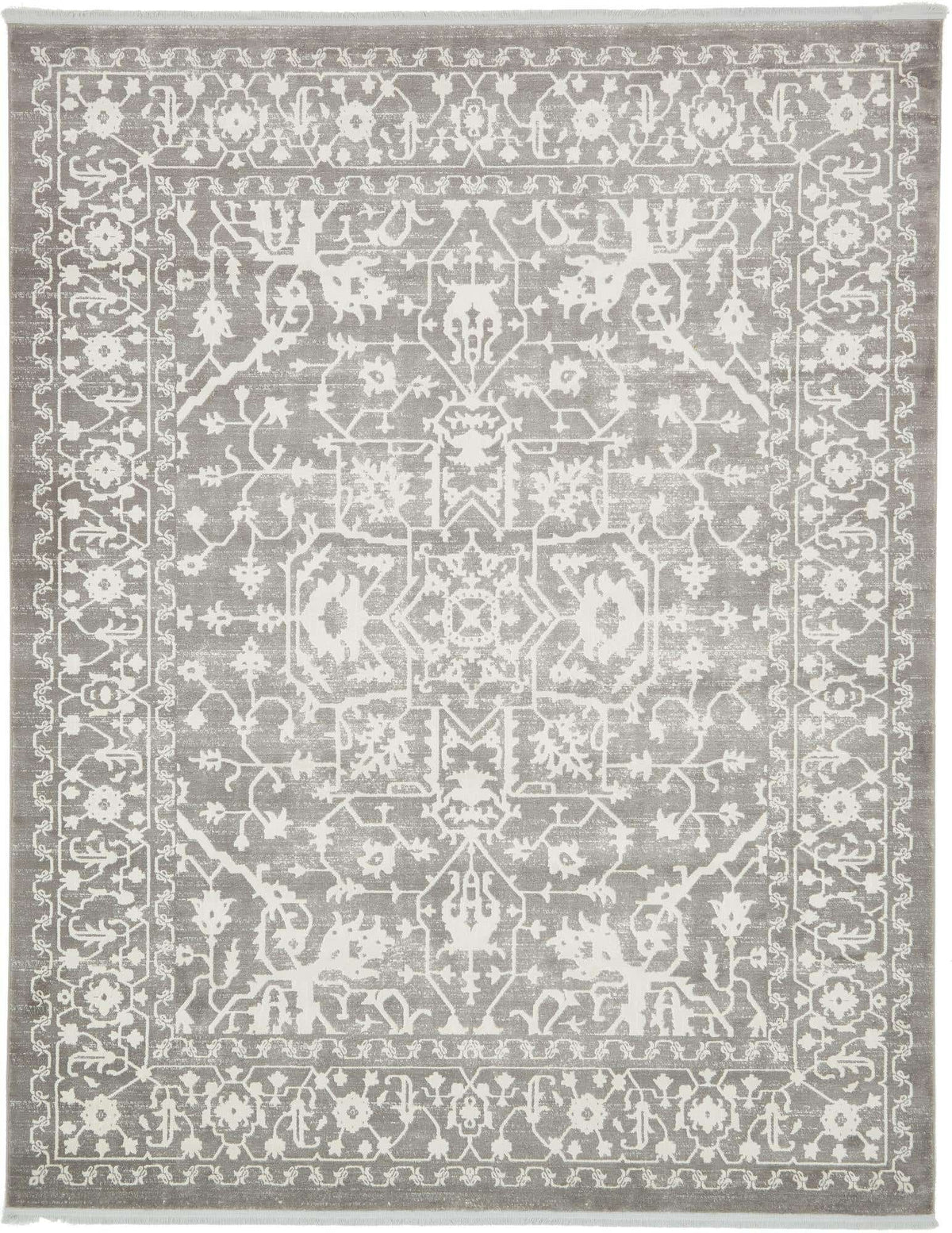 Rechteck Teppich New Vintage in Hellgrau von Hadorn™ - Lifestyle Image