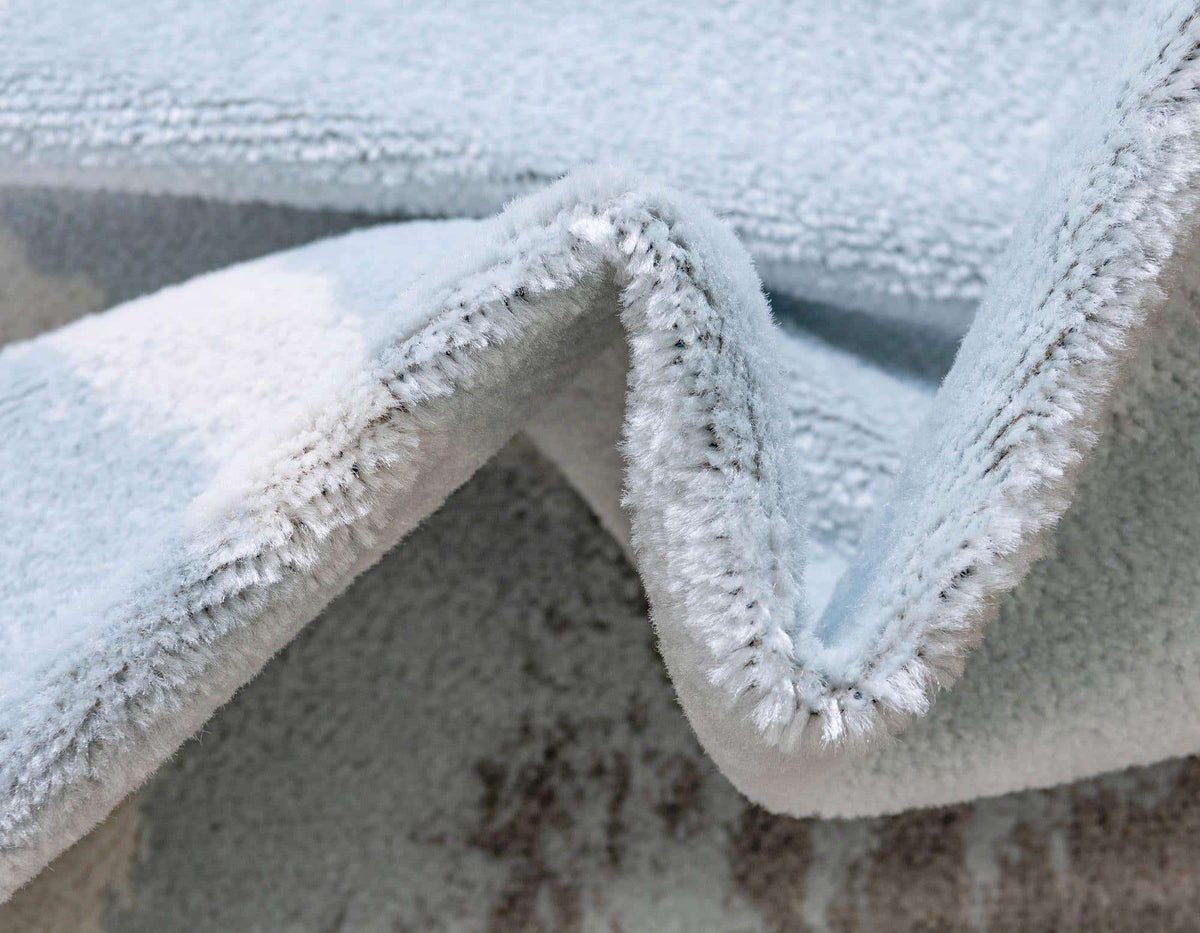 Rechteck Teppich Metropolis in Hellblau von Hadorn™ - Lifestyle Image