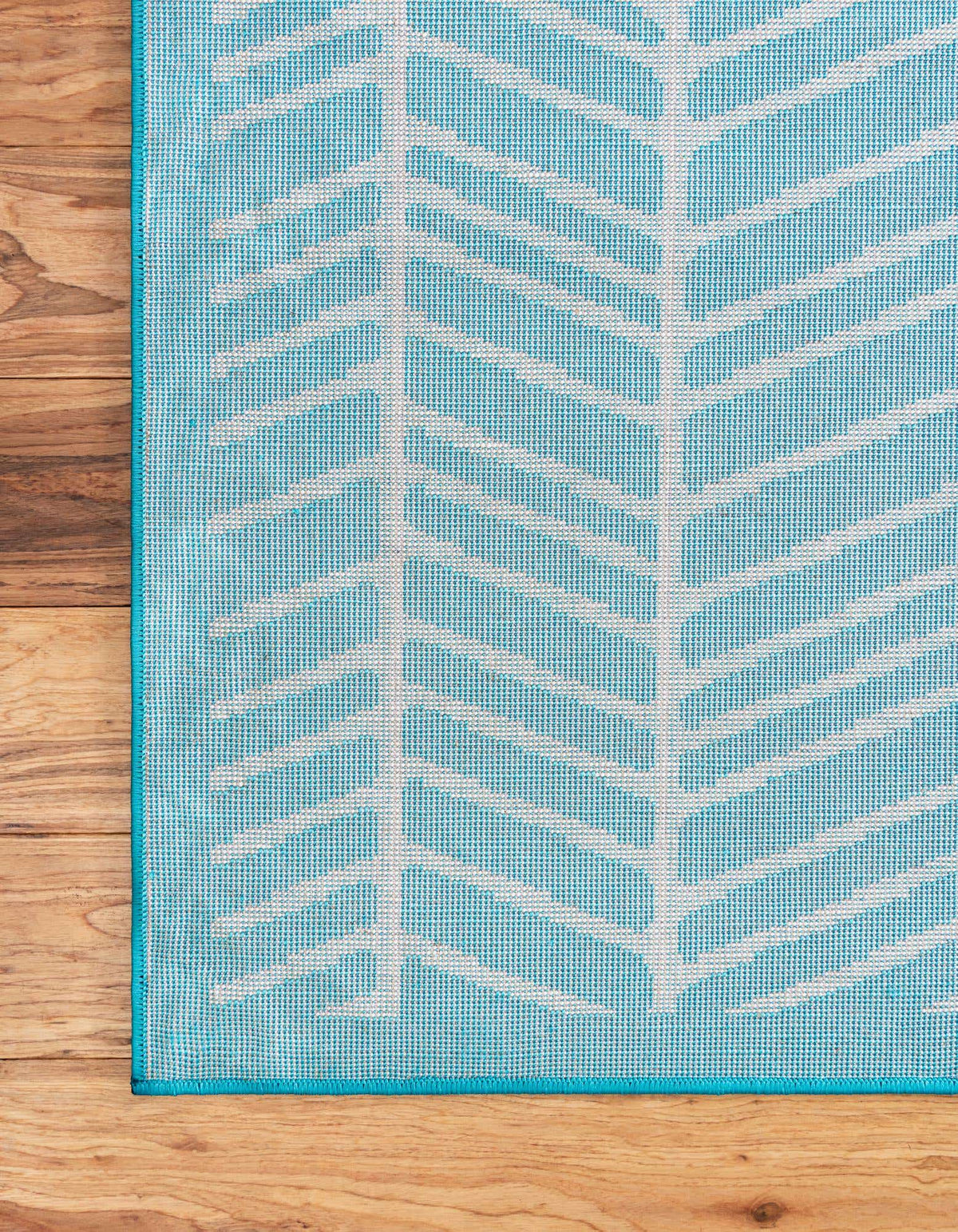 Rechteck Teppich Metropolis in Türkis von Hadorn™ - Lifestyle Image