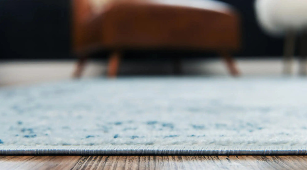 Rechteck Teppich Monaco in Hellblau von Hadorn™ - Lifestyle Image